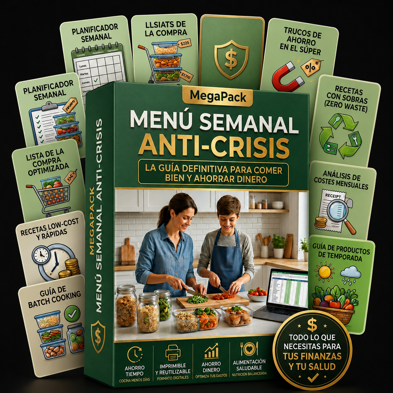 MegaPack Menú Semanal Anti-Crisis + La Calculadora de Fugas